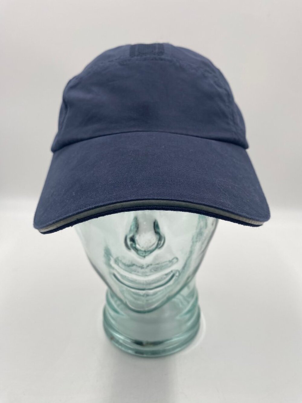 Track & Field Running Hat Navy Blue StrapBack Cap One Size Adjustable Tag Cut